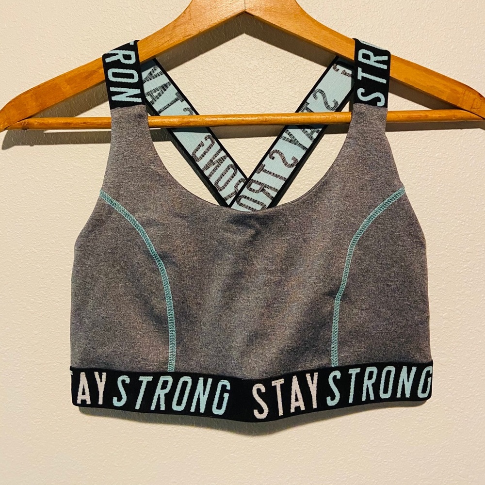 Everlast sports bra with criss-cross back